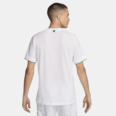 Haut de tennis à manches courtes NikeCourt Heritage pour homme