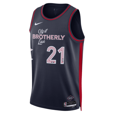 Joel Embiid Philadelphia 76ers City Edition 2023/24 Men's Nike Dri-FIT NBA Swingman Jersey
