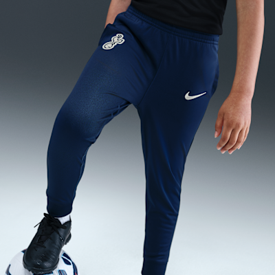 Maskinstrikket Tottenham Hotspur Strike Nike Dri-FIT-fodboldtracksuit til mindre børn