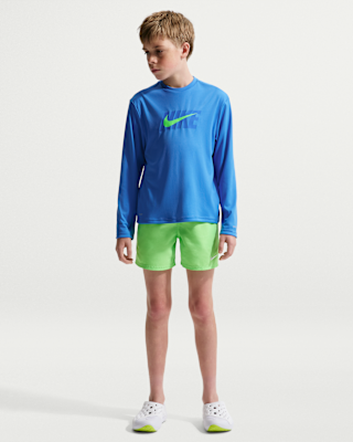 Детские  Nike Swim Hydroguard Big Kids' (Boys') Dri-FIT UV Long Sleeve Top