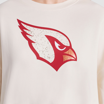 Sudadera de cuello redondo sin cierre Nike de la NFL para mujer Arizona Cardinals Rivalries Collection Oversized