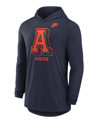 Мужская футболка Auburn Legacy Nike Dri-FIT College Long-Sleeve Hooded