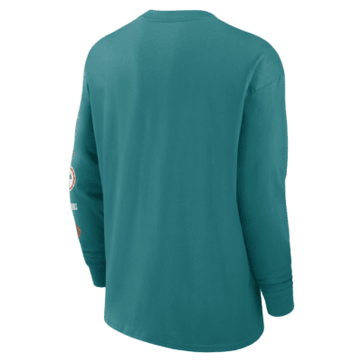 Miami Dolphins Rewind Max90 Pocket Men's Nike NFL Long-Sleeve T-Shirt