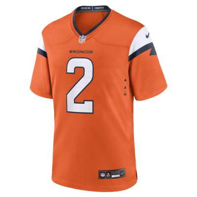 Jersey de fútbol americano Nike de la NFL Game para hombre Patrick Surtain II Denver Broncos