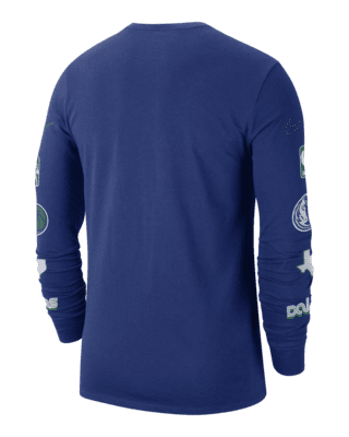 Dallas Mavericks City Edition Men's Nike NBA Long-Sleeve T-Shirt