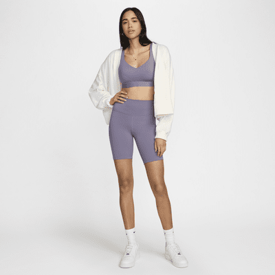 Nike One Leak Protection: Period Pantalón corto de ciclismo de 20 cm y talle alto - Mujer