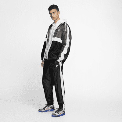 nike woven hooded tracksuit