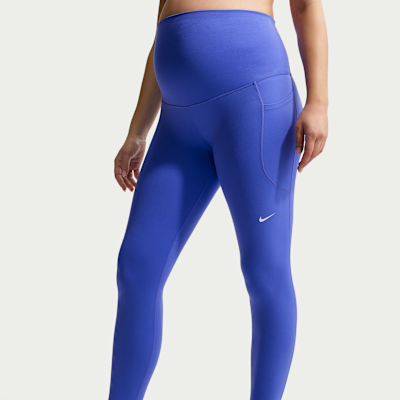 Leggings Nike (M) One i 7/8-längd med hög midja och fickor för kvinnor (Maternity)