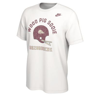 Playera universitaria Nike para hombre Arkansas