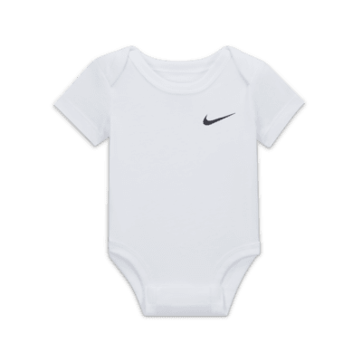 Nike Baby (3–6M) Swoosh Bodysuit (3-Pack)