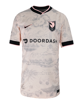 Детские джерси Alyssa Thompson Angel City FC 2025 Stadium Away Big Kids' Nike Dri-FIT NWSL Replica Jersey