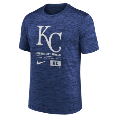 Kansas City Royals Large Logo Velocity Men's Nike MLB T-Shirt