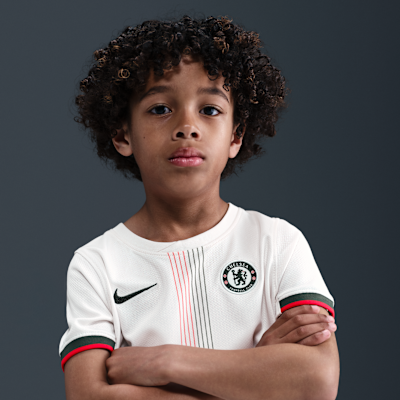 Segunda equipación Stadium Chelsea FC 2025/26 Equipación de tres piezas Replica Nike Football - Niño/a pequeño/a