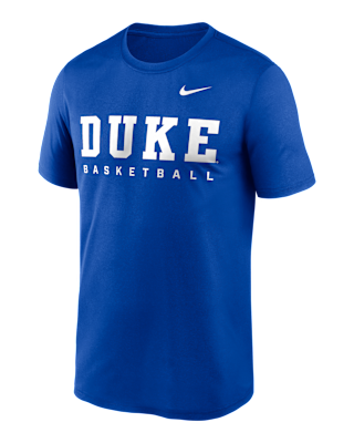 Мужская футболка Duke Courtside Basketball Legend Nike Dri-FIT College для баскетбола