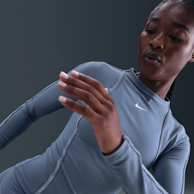 Haut à manches longues Dri-FIT Nike One Fitted pour femme