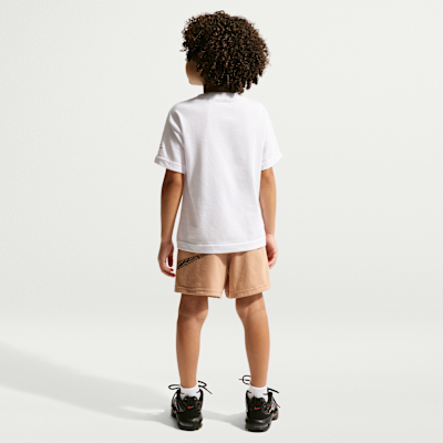 Conjunto de 2 piezas de jersey holgado para niños talla pequeña Nike Sportswear In The Zone