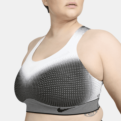 Sutiã de desporto sem almofadas de suporte elevado Nike Swoosh Flyknit para mulher