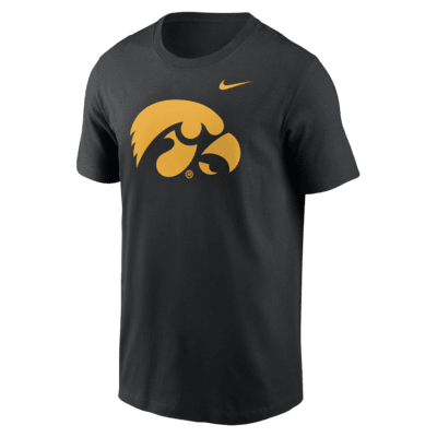 Playera universitaria Nike para hombre Iowa Hawkeyes Primetime Evergreen Logo