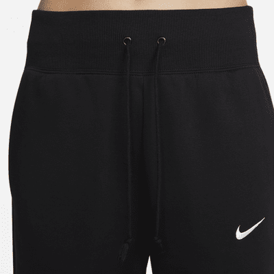 Korte Nike Sportswear Phoenix Fleece-sweatpants med høj talje til kvinder