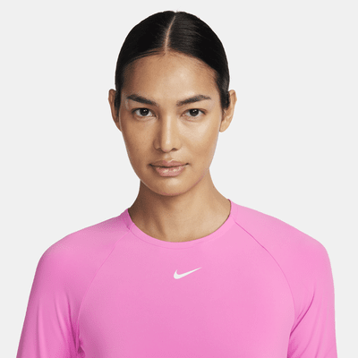 Nike Pro Parte de arriba corta de manga larga Dri-FIT - Mujer