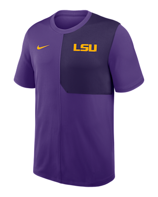 Мужские  LSU Sideline Coach Nike Dri-FIT College Top