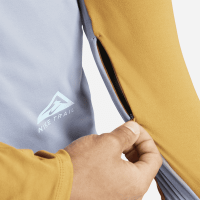 Playera de trail running con medio cierre para hombre Nike Dri-FIT Trail Element