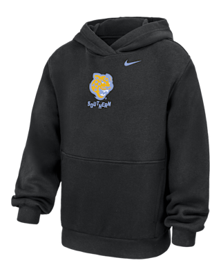Детское худи Southern University and A&M College Club Fleece Big Kids' Nike College Hoodie