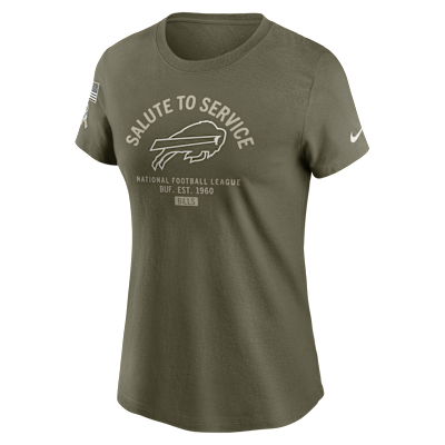 Buffalo Bills Salute to Service Sideline Women's Nike NFL T-Shirt