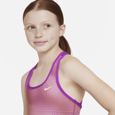 Nike Swoosh Older Kids' (Girls') Reversible Sports Bra