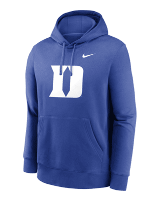 Мужское худи Duke Blue Devils Primetime Evergreen Club Primary Logo Nike College Pullover Hoodie