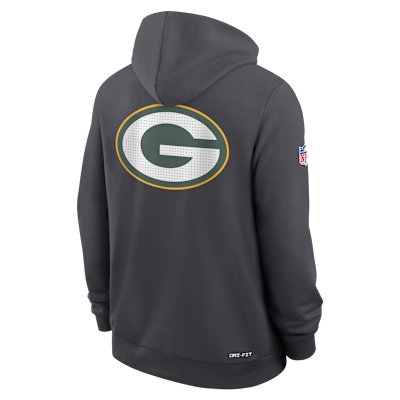 Sudadera con gorro Nike Dri-FIT de la NFL de cierre completo para hombre Green Bay Packers Utility Player Sideline