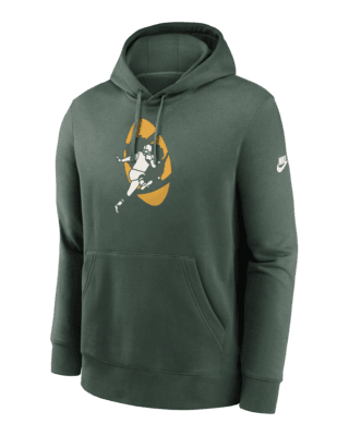 Мужское худи Green Bay Packers Rewind Club Logo Men’s Nike NFL Pullover Hoodie