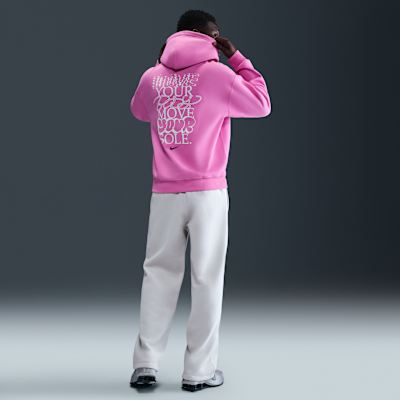 Felpa in fleece con cappuccio Nike Solo Swoosh – Uomo