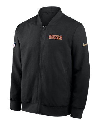 Мужская куртка San Francisco 49ers Rivalries Collection Sideline Nike NFL Full-Zip Bomber
