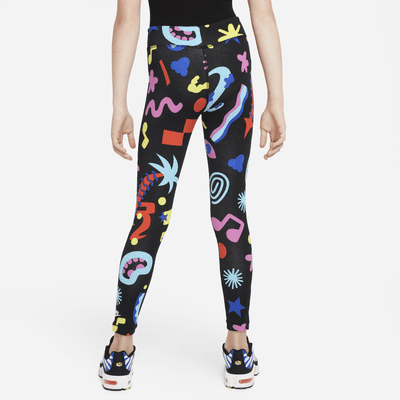 Nike Sportswear A.I.R. Essential Older Kids' (Girls') Mid-Rise Leggings