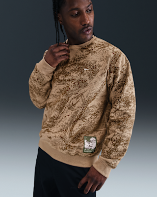 Мужские  Nike Solo Swoosh Fleece Crew