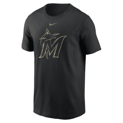 Nike Camo Logo (MLB Miami Marlins) Men's T-Shirt.