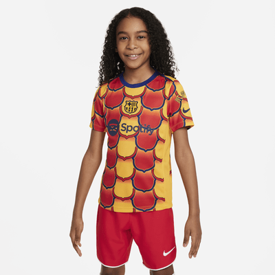F.C. Barcelona Academy Pro Older Kids' Nike Dri-FIT Football Pre-Match ...