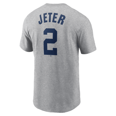 Derek Jeter New York Yankees Cooperstown Fuse Men's Nike MLB T-Shirt ...