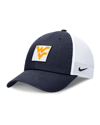 Мужские  West Virginia Mountaineers Primetime Club Nike College Trucker Adjustable Hat
