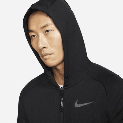 【NIKE公式】ナイキ プロ Therma-FIT メンズ フルジップ フーデッド