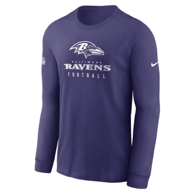Nike Dri-FIT Sideline Team (NFL Baltimore Ravens) Men's Long-Sleeve T-Shirt