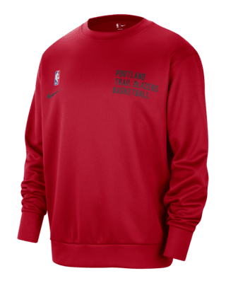 Мужской свитшот Portland Trail Blazers Spotlight Nike Dri-FIT NBA Crew-Neck