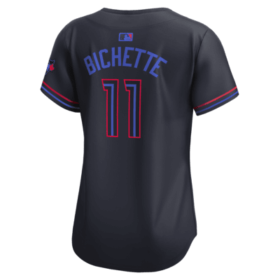 Jersey Nike Dri-FIT ADV de la MLB Limited para mujer Bo Bichette Toronto Blue Jays City Connect