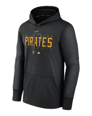 Pittsburgh Pirates Nike Wordmark Therma Performance Pullover Hoodie - Mens