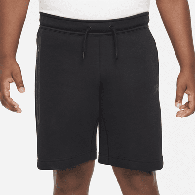 Nike Sportswear Tech Fleece shorts til store barn (gutt) (utvidet størrelse)