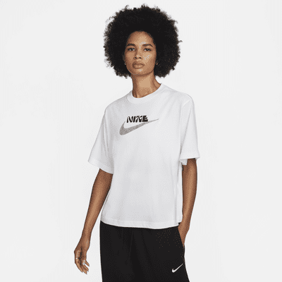 Playera de corte cuadrado para mujer Nike Sportswear. Nike.com