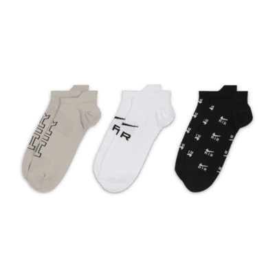 Nike Air Dri-FIT Everyday Plus Lightweight No-Show Socks (3 Pairs)