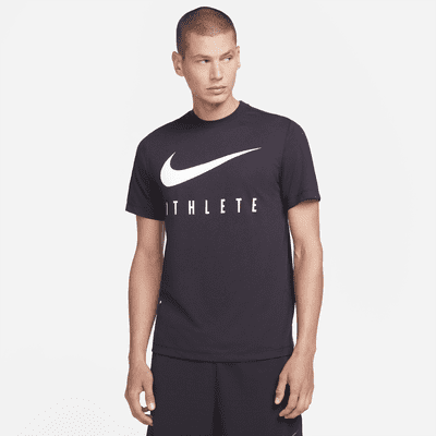 Nike, Dri-FIT Yoga trænings T-shirt, Herrer, Blå