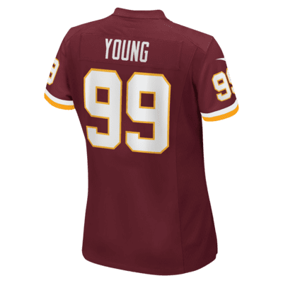 NFL Washington Football Team (Chase Young) Women's Game Football Jersey ...